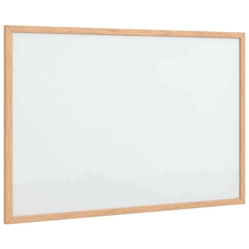 VidaXL Magnetna bijela ploča s okvirom od punog borovine 60x40 cm Slike