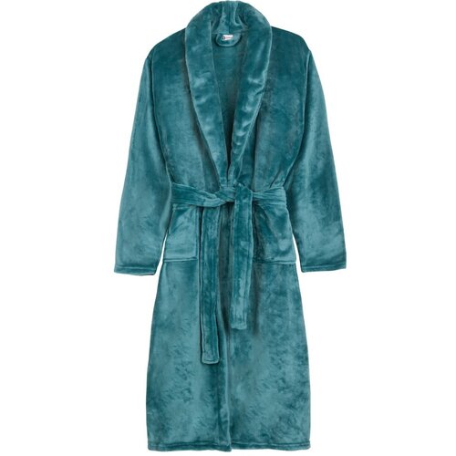 Good Morning Plavi kućni ogrtač od mikropli&amp;scaron;a XL/XXL Polyvelvet &amp;ndash; Slike