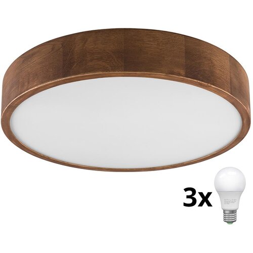  Brilagi - LED plafonsko svetlo CARVALHO 3xE27/60W/230V hrast/trešnja prečnik 47 cm Cene