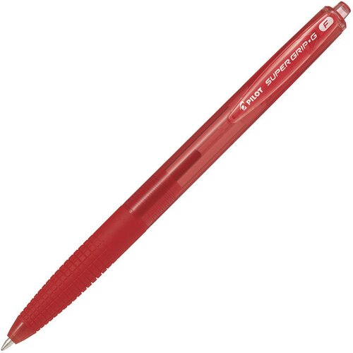 Olovka kemijska super grip g retractable pilot bpgg-8r-f crvena Slike