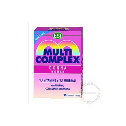Esi Multicomplex Donna Woman 30 tableta, Italija Slike