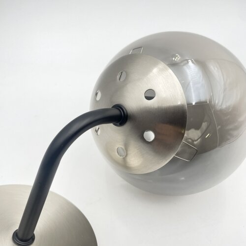  Brilagi - Zidna lampa MALIVA 1xE14/15W/230V mat hrom/zadimljeno staklo Slike