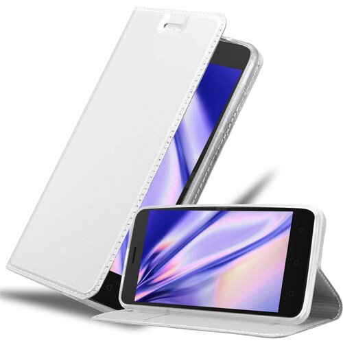 Cadorabo Ohi&scaron;je, združljivo z Lenovo K6 / K6 POWER v klasično srebrno - Za&scaron;čitni ovitek z magnetnim zapiranjem, stoječo funkcijo in režo za kartice, (20551754) Cene