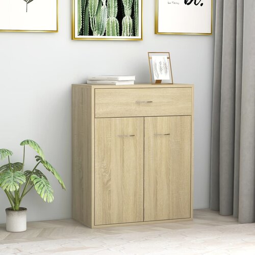 VidaXL Komoda boja hrasta sonome 60 x 30 x 75 cm od konstruiranog drva Slike