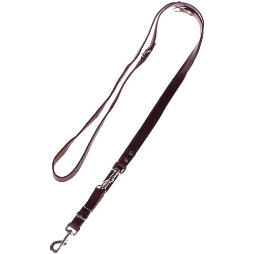 Heim povodec z zakovicami, rjav - 240 cm dolg, 20 mm širok Cene