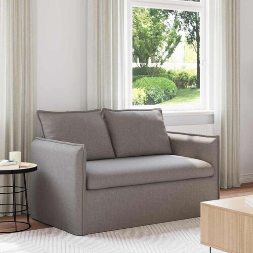 SOFA Sivo-smeđa 195 x 82 x 85 cm Metal Cijene