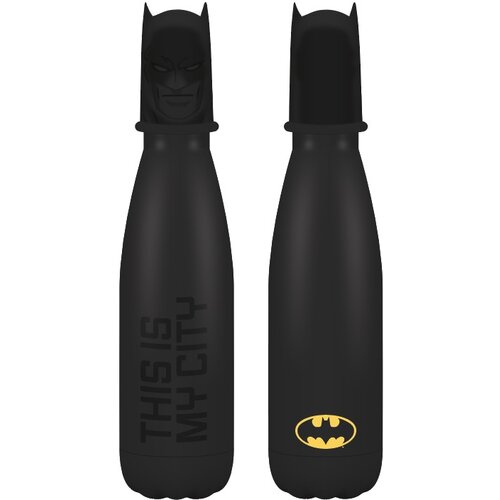 Blue Bay DC Comics - Steklenice za vodo - Batman kovinska steklenica za vodo s 3D pokrovom 500 ml, (20871422) Slike