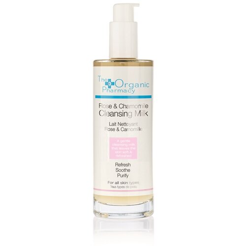 The Organic Pharmacy rose & Chamomile Cleansing Milk Cene