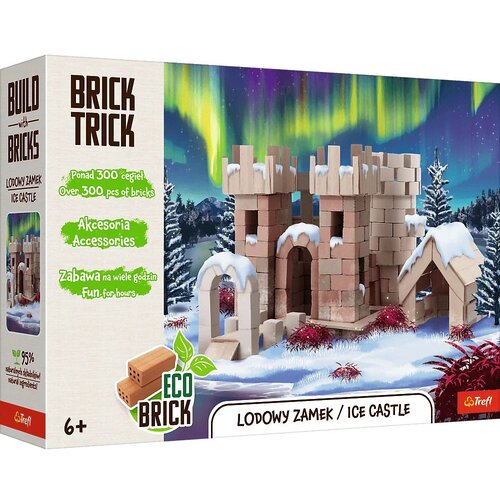 Trefl Brick Trick gradimo od ciglica: Ledeni dvorac građevinska igra s 300 dijelova - Cene