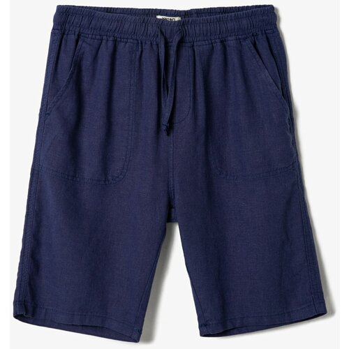 Koton Shorts - Navy blue - Normal Waist Slike