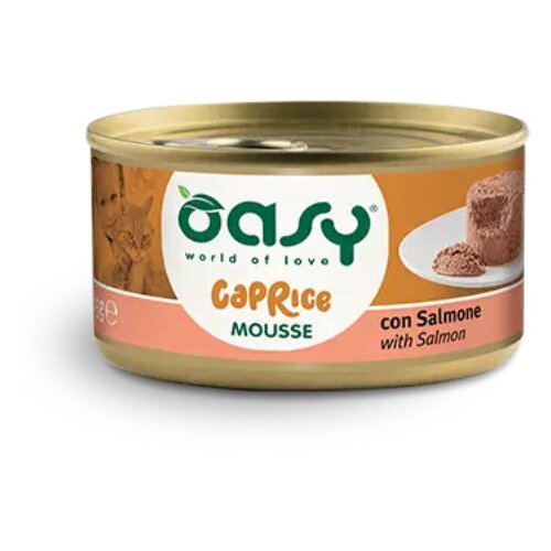 Oasy Caprice Mousse Adult losos, mousse v konzervi - 85g 85 g Cene