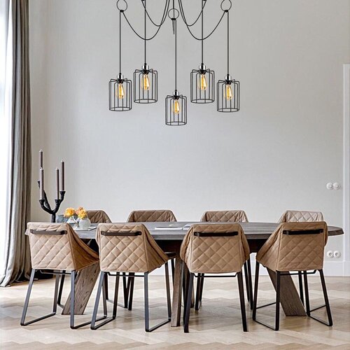 Opviq Tel - 6621 Black Chandelier Slike