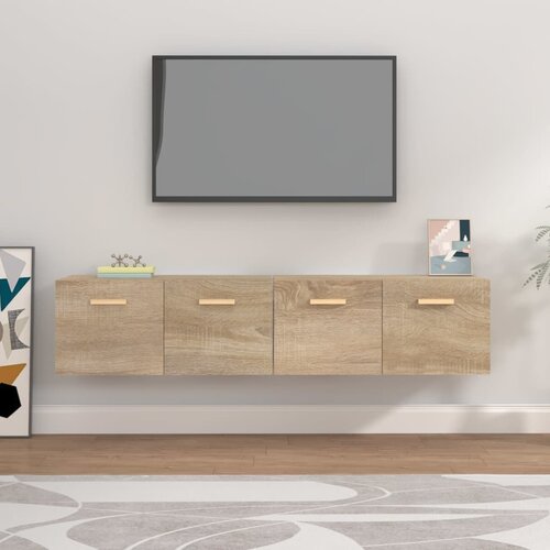  Zidni ormarići 2kom hrasta sonome 80x35x36,5cm drveni Cijene
