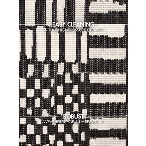 Ted Baker Črna/kremno bela notranja in zunanja preproga 160x230 cm Haringey Barkham &amp;ndash; Slike