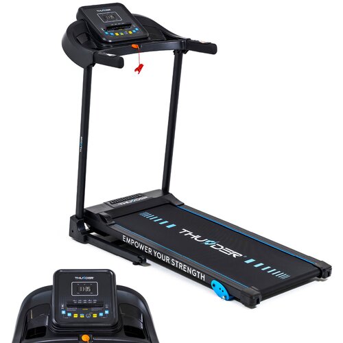 THUNDER Električna tekalna steza &reg; G8000-D &ndash; 12,8 km/h, 2 KM, 3-stopenjski naklon 15%, , Bluetooth, LCD 5", nosilnost 110 kg, (5000089650) Cene