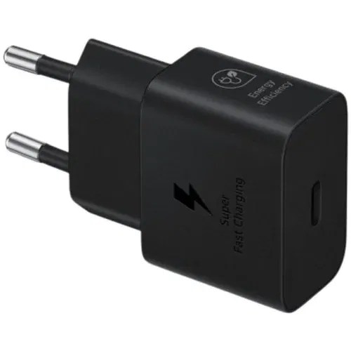 Samsung HIŠNI POLNILEC 220V adapter EP-TA2510NBE USB-C QC 25W - črn (Eu Blister)