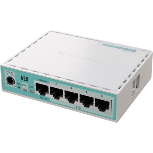 Lan MikroTik E50UG hEX ruter sa 5 x Gigabit / WAN portova 10/100/1000Mb/ Cene