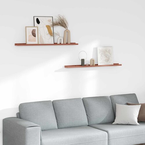  Polica na zidu 2 pcs Crvena 100 x 9 x 3 cm Konstruirano drvo Cene