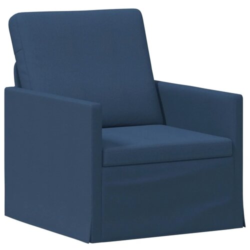 Set sofe 2 pcs Plava Tkanina - Plava 1-sjedalo + 2-sjedalo (120 cm) Slike