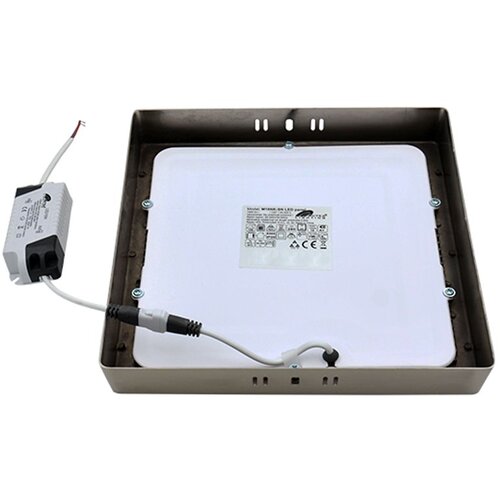 Mitea_Electric M18NKSN 18W 4000K saten nikl nadgradni kvadratni LED panel Mitea Lighting Cene