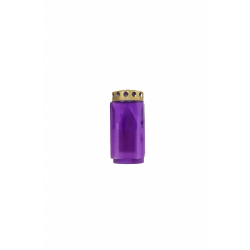  Parafinska sveča VELIKA (vijolična, kocka)