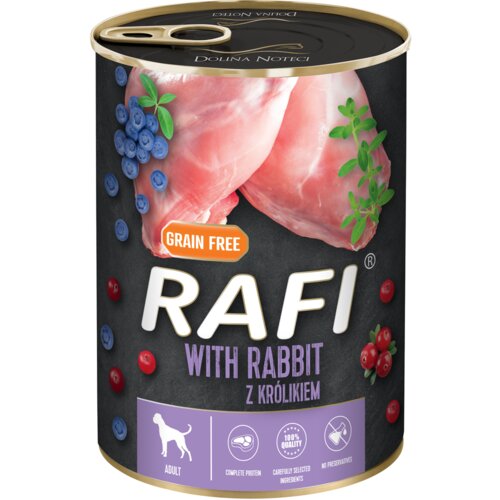 Rafi konzerva za pse, zečetina, 400g Cene