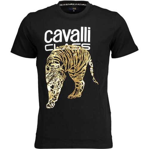 Cavalli Class MEN&#39;S SHORT SLEEVE T-SHIRT BLACK Cene
