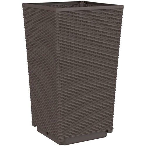  Vrtne sadilice 4 kom smeđe 32,5 x 32,5 x 57 cm od PP-a Slike