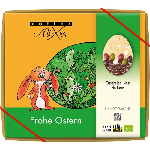 Zotter Schokoladen Bio MiXing velikonočno jajce - Ester Nest de Luxe - 100 g Cene