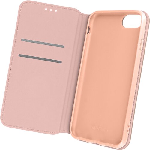AVIZAR iPhone SE 2022, 2020 in 8, 7, 6S, 6 etui z magnetom na preklop, držalo za kartico in video držalo - roza zlato, (20632634) Cene
