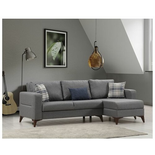 Atelier Del Sofa kristal Rest 2+Corner - Dark Grey Dark Grey Corner Sofa-Bed Slike