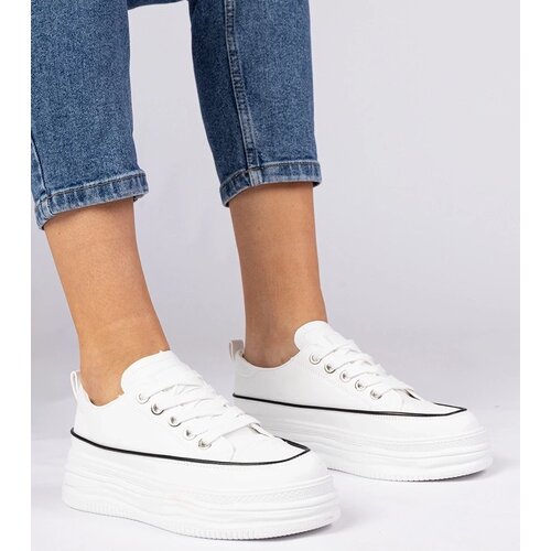 D/CEO marka niezdefiniowana White women's high-soled sneakers Selina Cijene