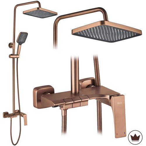 Rea Komplet za prhanje PREMIUM JOE Brush Copper Slike