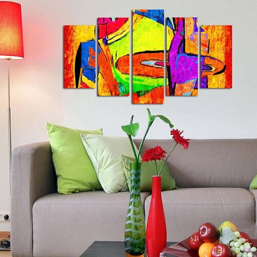 Wallity Set Slika 5ABSMDF-2, 5 Delova Cene