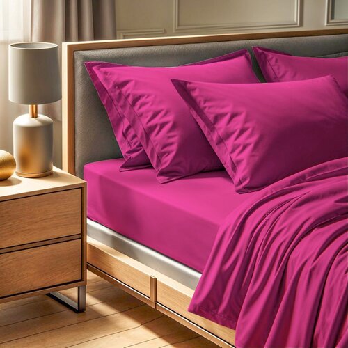 tonne rosse - 34 dusty rose ranforce double flat sheet Cene