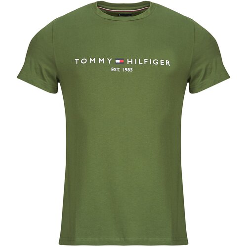 Tommy Hilfiger Majice s kratkimi rokavi TOMMY LOGO TEE Kaki Cene