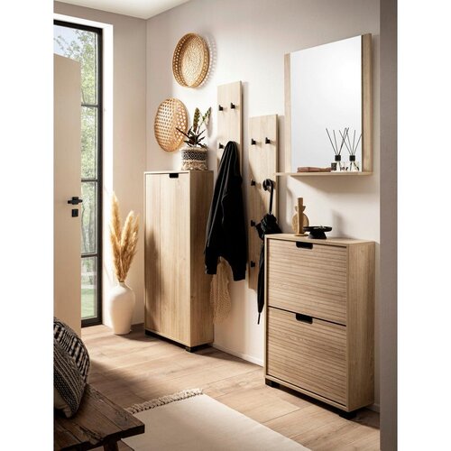 MID.YOU Garderobni Panel Emmik, Barva Hrasta Slike