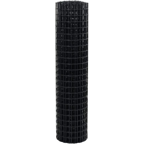 Euro ograda Siva 1,4 x 10 m Željezo prekriveno PVC-om Slike