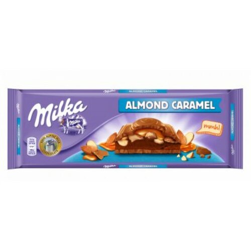 Milka almond caramel čokolada 300g Cene