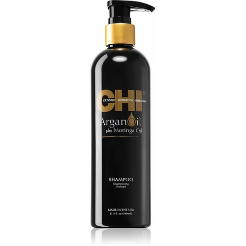 Farouk Systems CHI Argan Oil Plus Moringa Oil vlažilen šampon za vse tipe las 355 ml za ženske