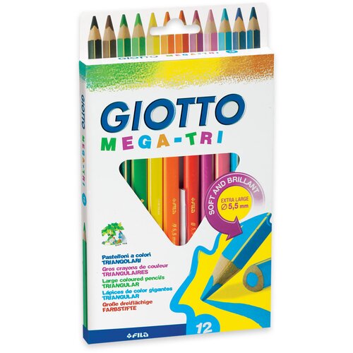 Giotto drvene boje 12/1 mega-tri 0220600 Slike
