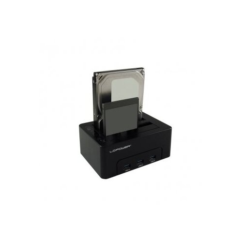 LC-Power dock za SSD/HDD, 3xUSB Hub, USB 3.0 Slike