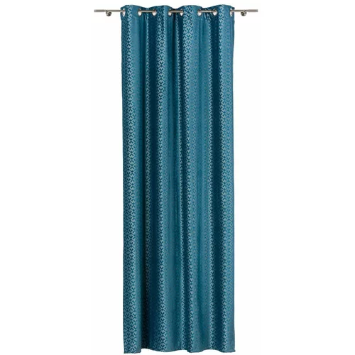 Mendola Fabrics Turkizna zavesa 140x260 cm Casal – Mendola Fabrics