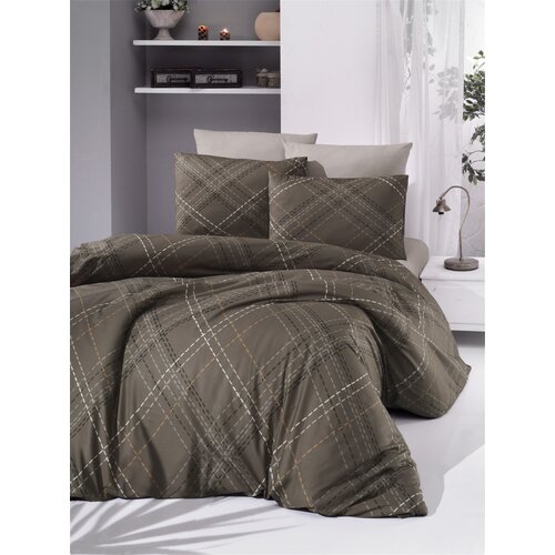 Lessentiel Maison komplet posteljine Briana, 160x220cm, Smeđa Slike