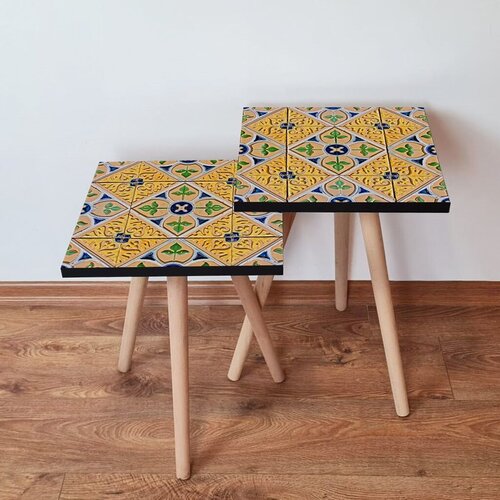 Hanah home Set 2 stočića 2Shp46 Yellow Cene