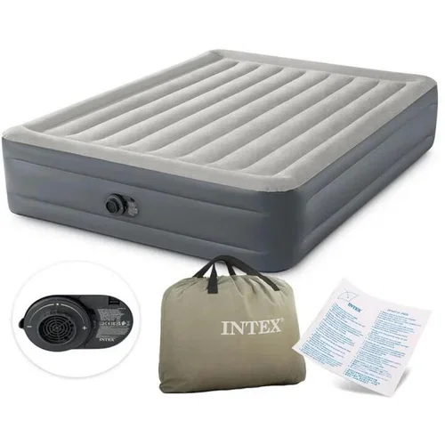 Intex napihljiva postelja plus essential rest queen 203 x 152 x 46 cm