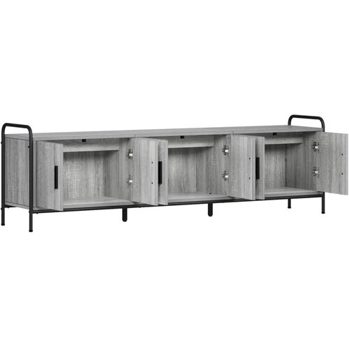  TV ormar 146 x 33 x 50 cm Siva Sonoma Konstruirano drvo - Siva Sonoma 146 x 33 x 50 cm Slike
