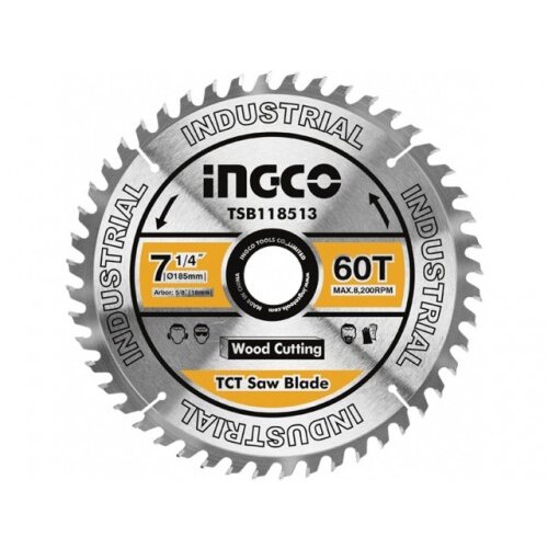 Ingco REZNA PLOČA ZA DRVO 185X20MM 60T TSB118513 Cijene
