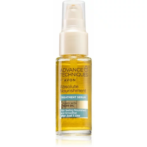 Avon Advance Techniques Absolute Nourishment serum za kosu s arganovim uljem 30 ml