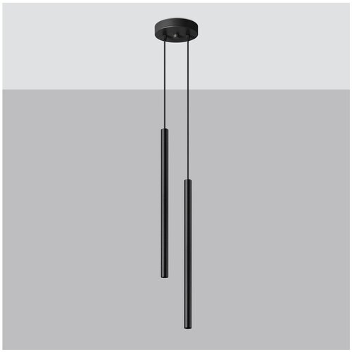 Sollux Crna metalna viseća svjetiljka &amp;oslash; 15 cm Fideus &amp;ndash; Slike